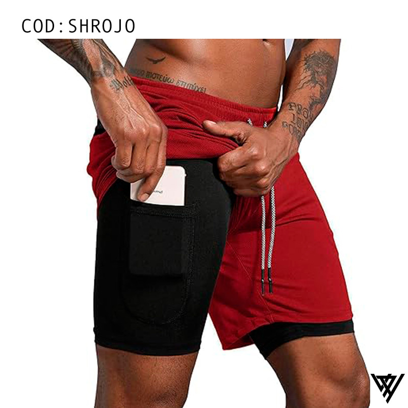 SHORT ROJO